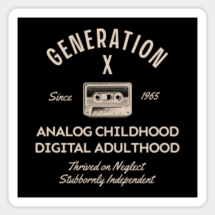 Generation X Sticker